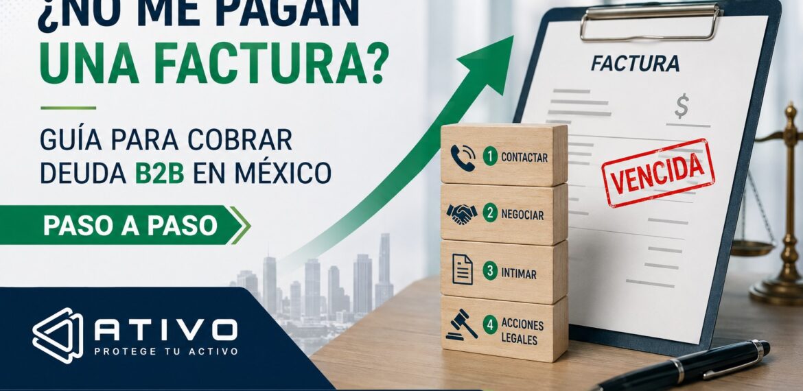 ¿No me pagan una factura? Guía para cobrar deuda B2B en México paso a paso — ATIVO