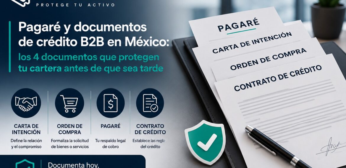 Pagaré y documentos de crédito B2B en México: los 4 documentos que protegen tu cartera antes de que sea tarde — ATIVO