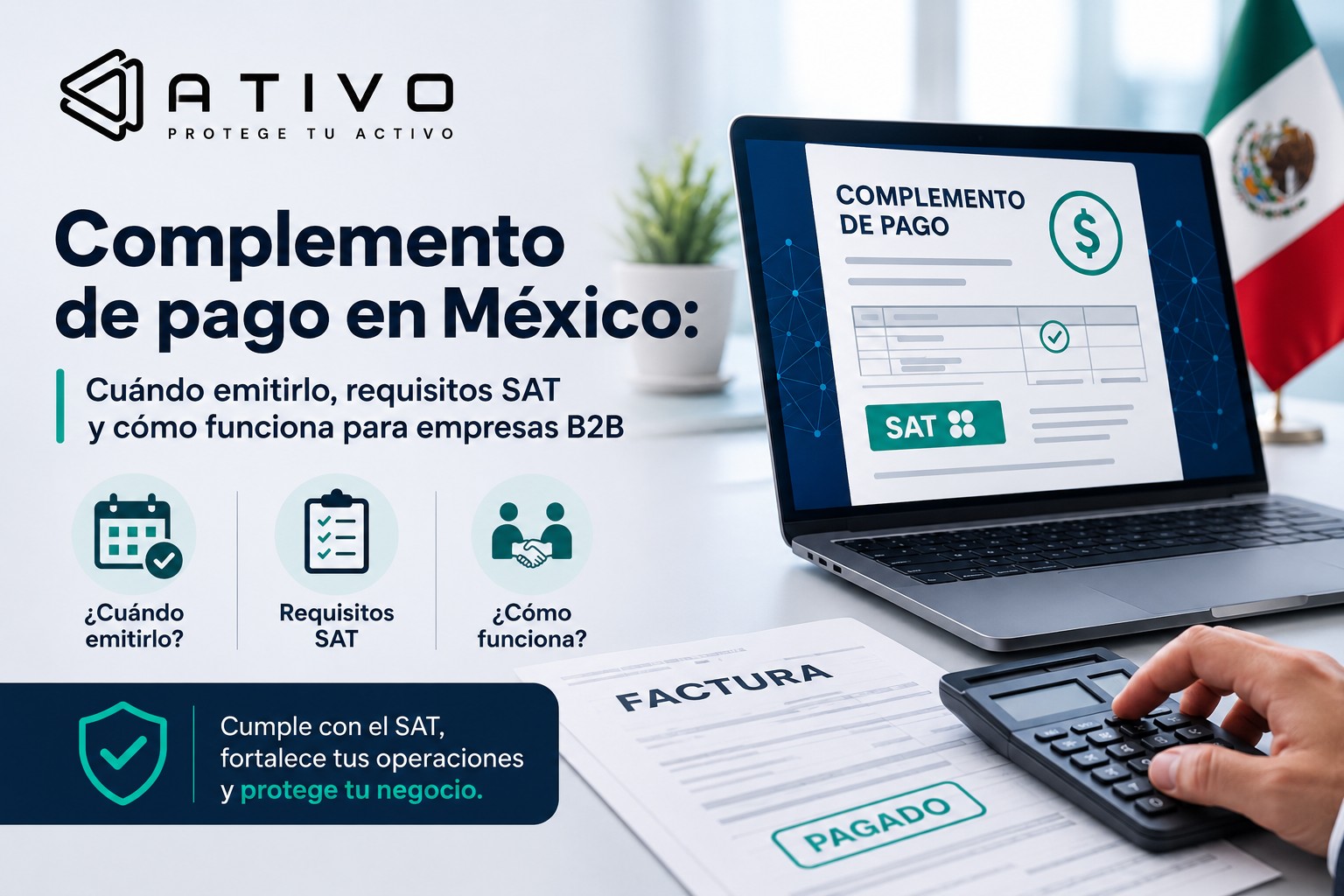 Complemento de pago en México: cuándo emitirlo, cómo funciona y qué pasa si no lo haces — ATIVO