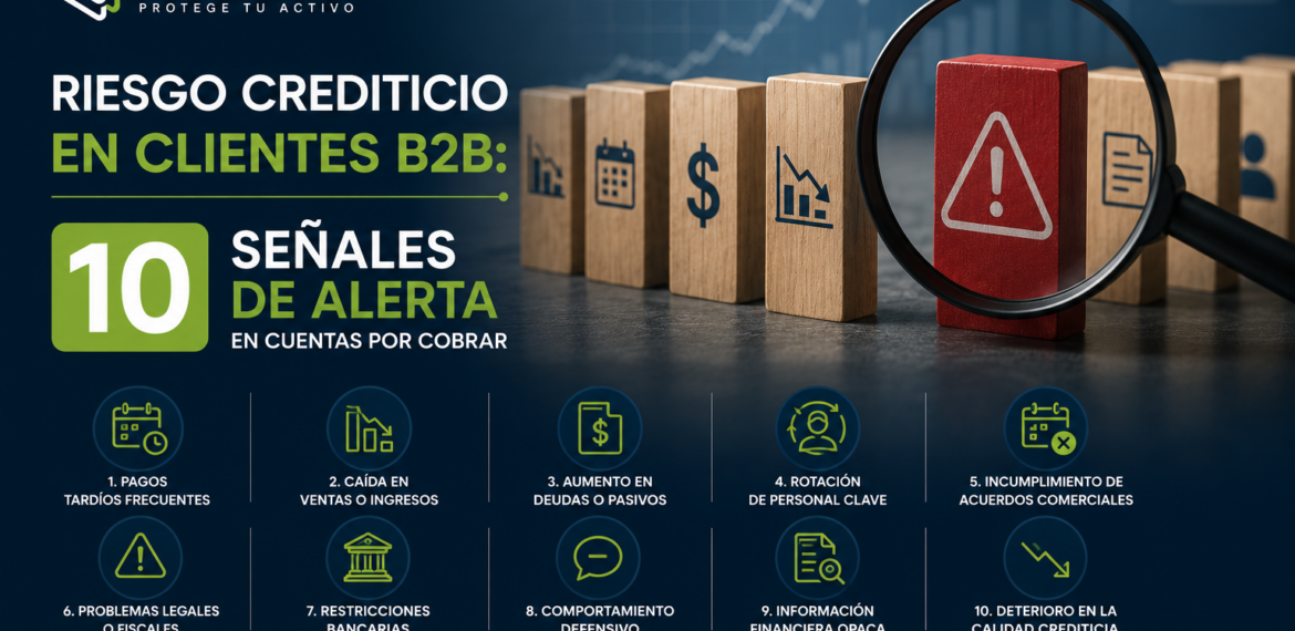 Riesgo crediticio en clientes B2B: 10 señales de alerta en cuentas por cobrar — ATIVO