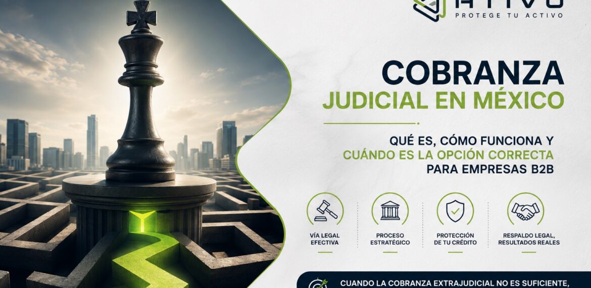 Cobranza judicial en México: qué es, cómo funciona y cuándo es la opción correcta para empresas B2B — ATIVO