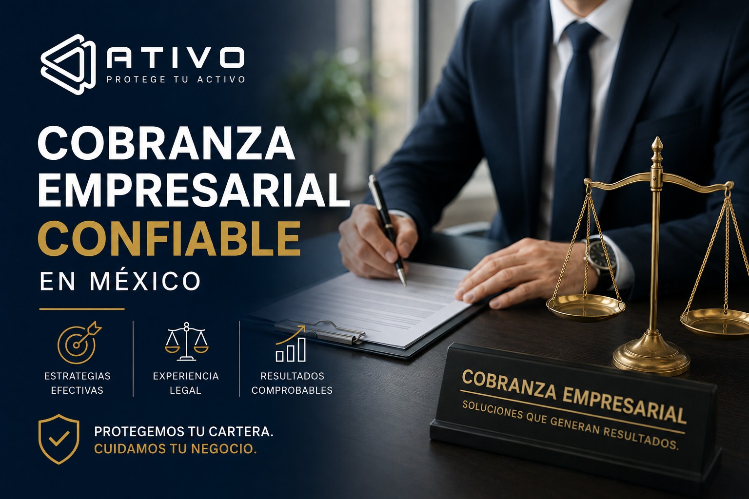 Despacho de cobranza empresarial experto en México — ATIVO