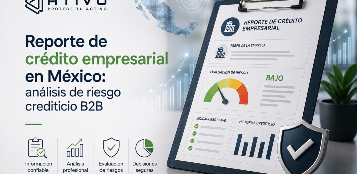Elementos clave de un reporte de crédito empresarial: historial de pagos, situación fiscal y riesgo crediticio — ATIVO