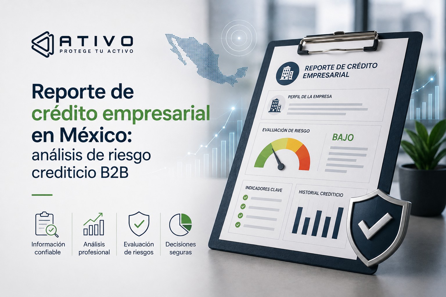 Elementos clave de un reporte de crédito empresarial: historial de pagos, situación fiscal y riesgo crediticio — ATIVO