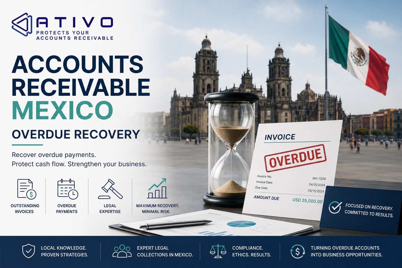 Overdue accounts receivable Mexico: B2B recovery alternatives for international companies — ATIVO