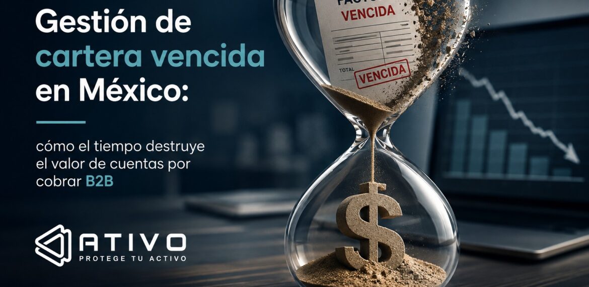 Gestión de cartera vencida en México: cómo el tiempo destruye el valor de cuentas por cobrar B2B — ATIVO