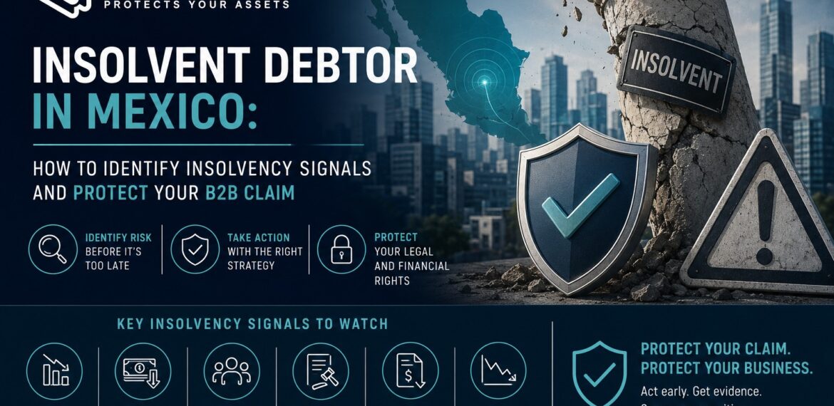 Insolvent debtor in Mexico: how to identify insolvency signals and protect your B2B claim before a concurso mercantil — ATIVO
