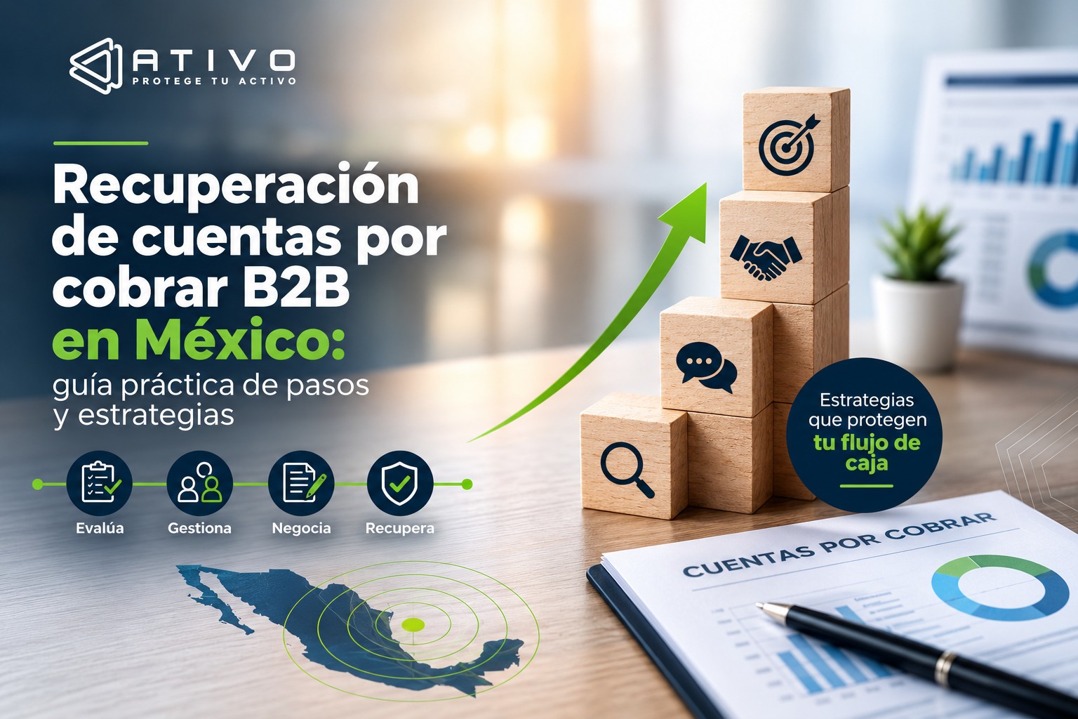Recuperación de cuentas por cobrar B2B en México: guía práctica de pasos y estrategias — ATIVO