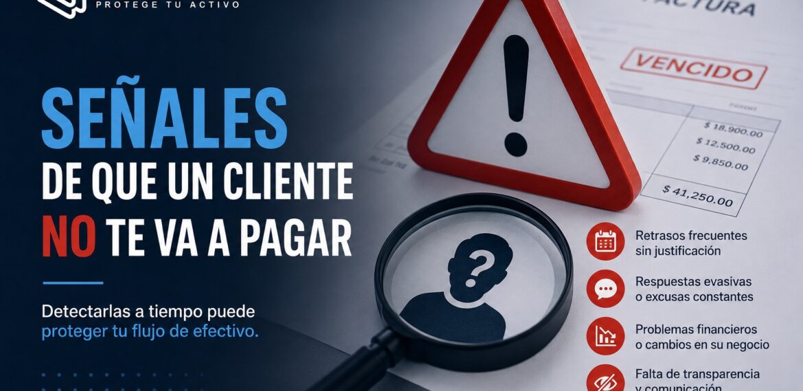 Señales de que un cliente no te va a pagar — cobranza corporativa ATIVO