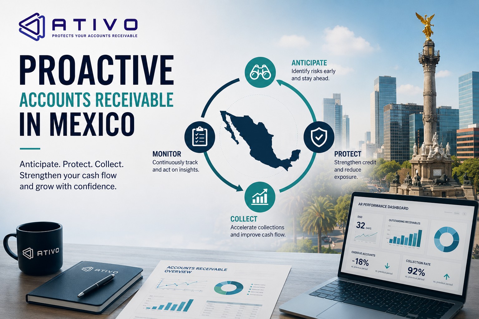 Accounts receivable management Mexico: proactive strategy to protect cash flow — ATIVO