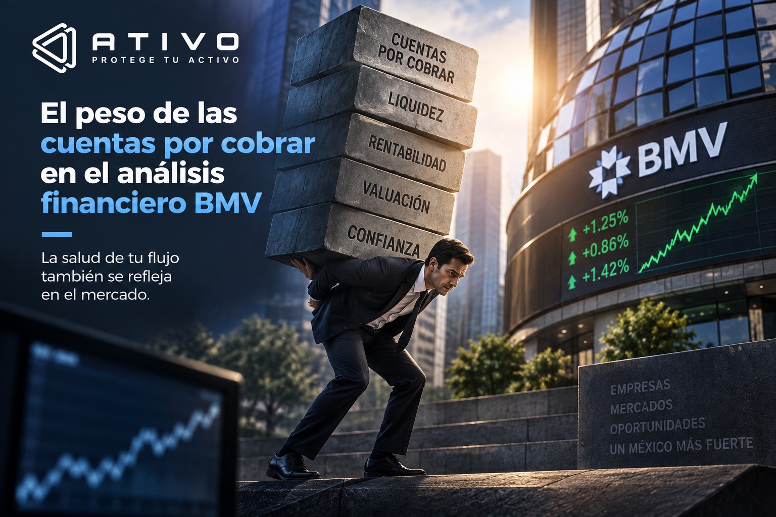 peso de las cuentas por cobrar en el análisis financiero BMV
