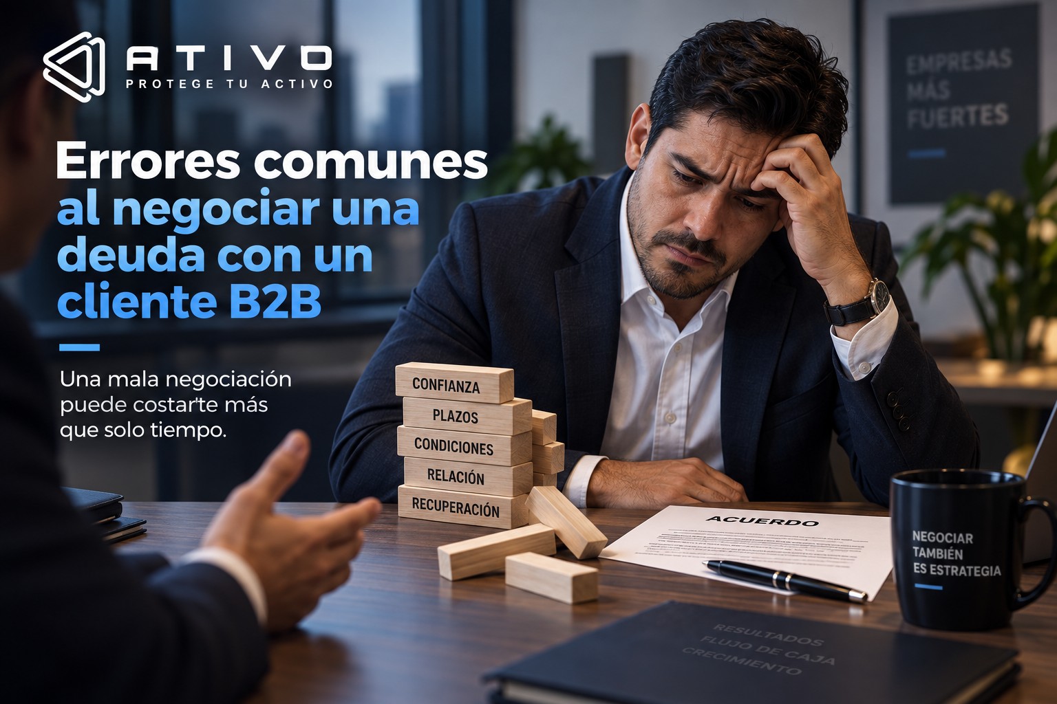 errores comunes al negociar una deuda con un cliente B2B