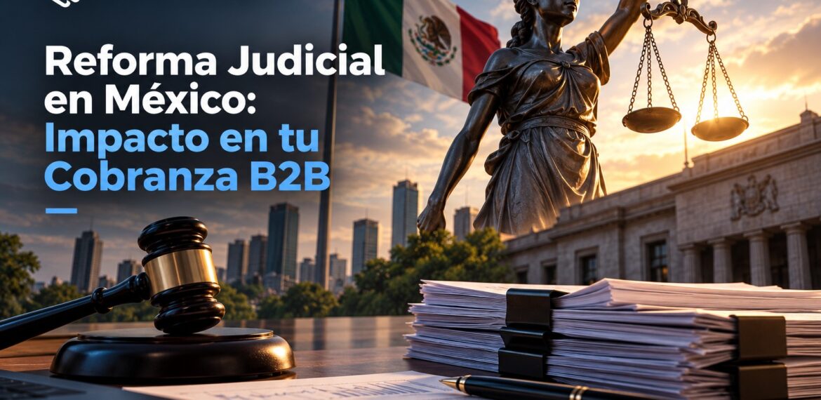 reforma judicial en México y su impacto en la cobranza B2B