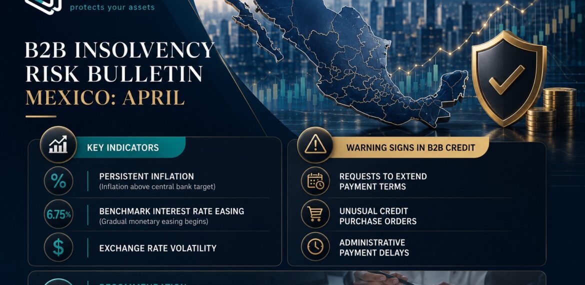 Trade credit risk Mexico April 2026: B2B insolvency signals and accounts receivable protection — ATIVO