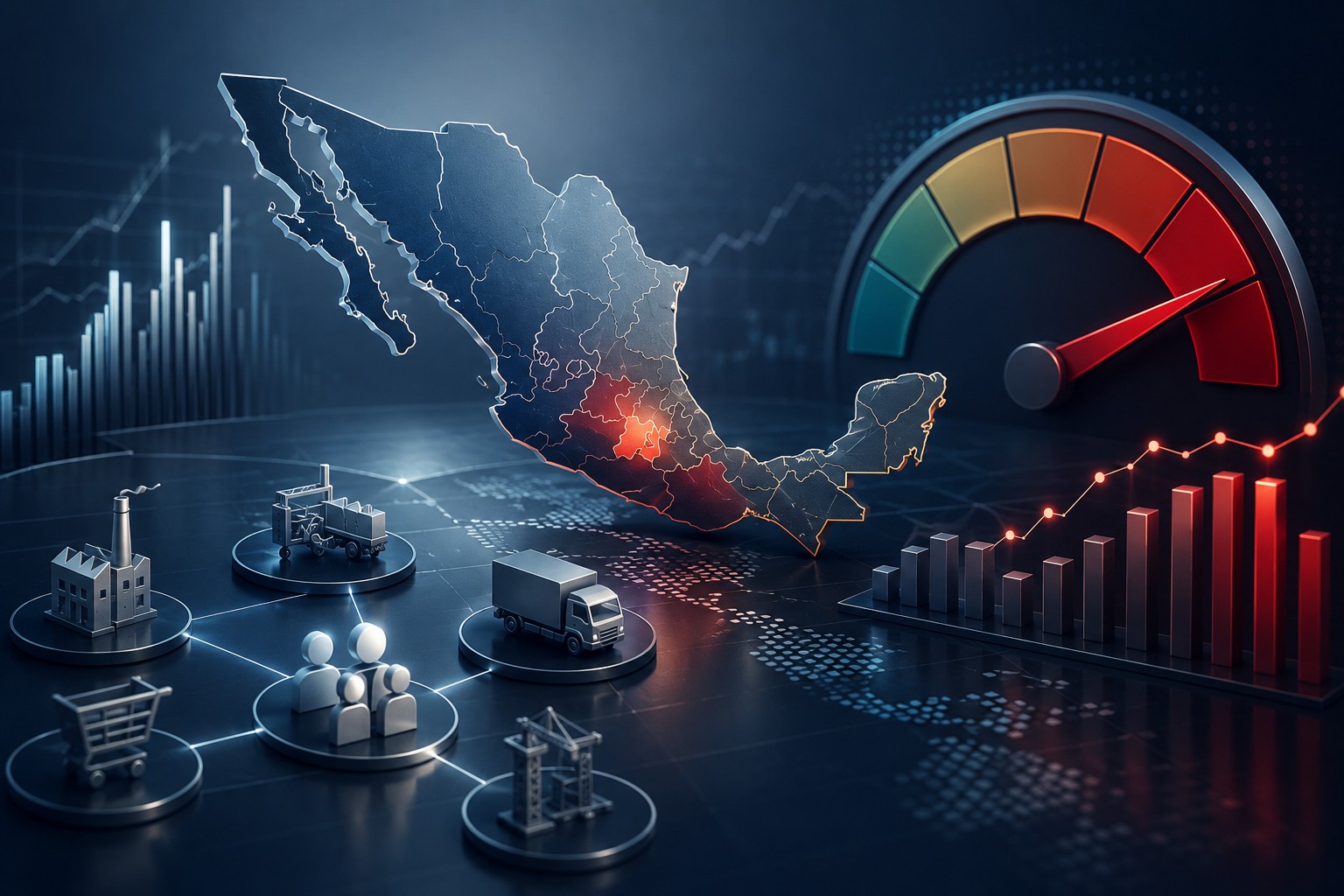 B2B insolvency risk Mexico: delinquency risk by industry and Mexico delinquency risk B2B signals — ATIVO