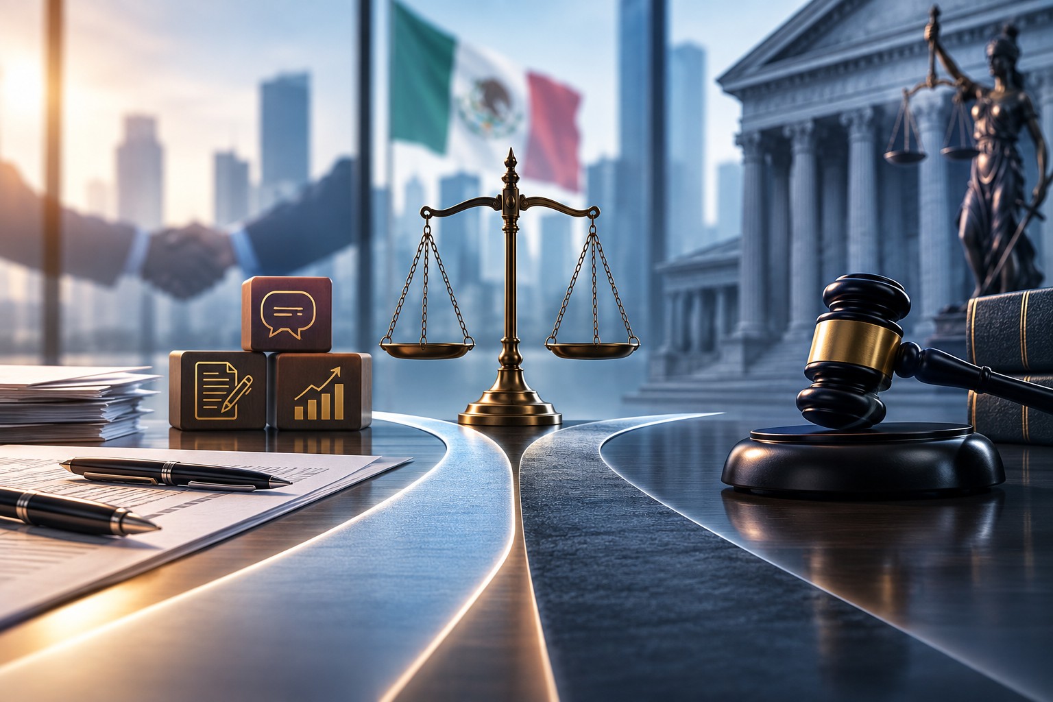Despacho de abogados cobranza B2B México: abogado mercantil cobranza y vía judicial vs. extrajudicial — ATIVO